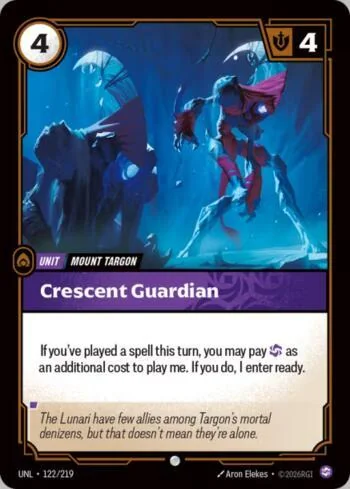 Crescent Guardian 122 de Riftbound Unleashed