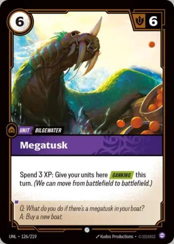Megatusk 126 de Riftbound Unleashed