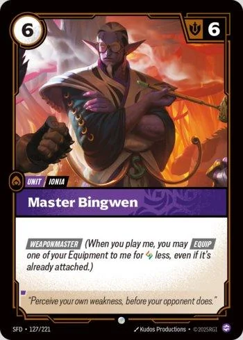 Master Bingwen 127 de Spiritforged