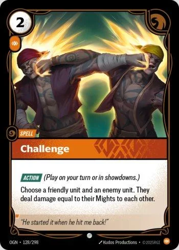 Challenge 128 de Origins