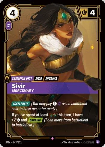 Sivir, Mercenary 143 de Spiritforged