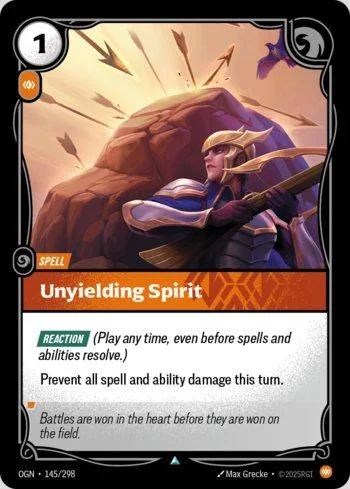 Unyielding Spirit 145 de Origins