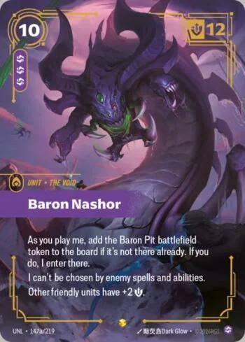 Baron Nashor 147A de Riftbound Unleashed