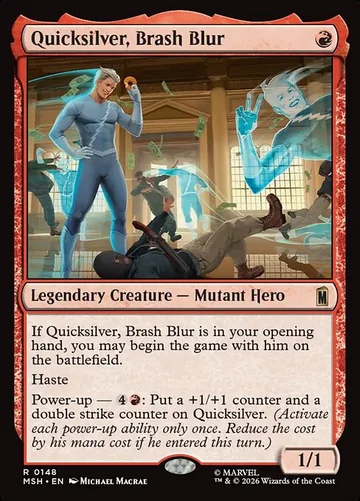 Quicksilver, Brash Blur de Marvel Super Heroes