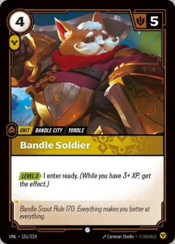Bandle Soldier 151 de Riftbound Unleashed