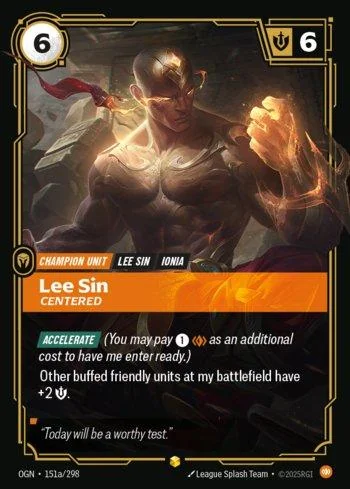 Lee Sin, Centered 151A de Origins