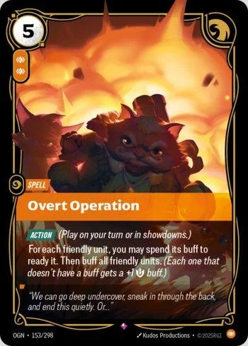 Overt Operation 153 de Origins