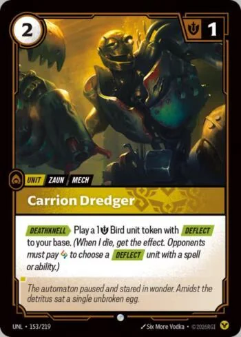 Carrion Dredger 153 de Riftbound Unleashed