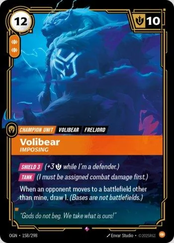Volibear, Imposing 158 de Origins