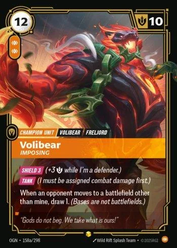 Volibear, Imposing 158A de Origins