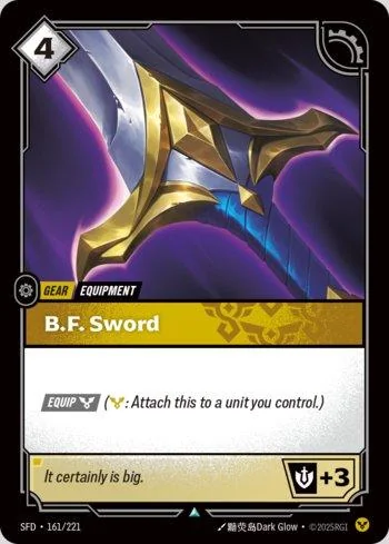 B.F. Sword 161 de Spiritforged