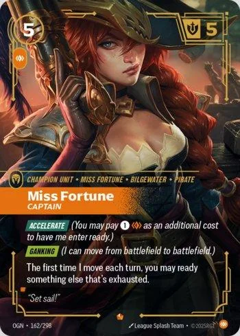 Miss Fortune, Captain 162 de Origins