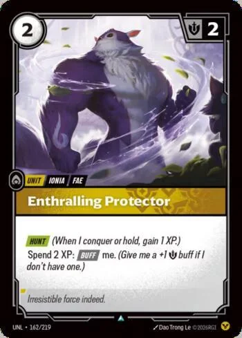 Enthralling Protector 162 de Riftbound Unleashed