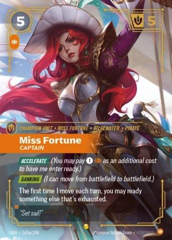 Miss Fortune, Captain 162A de Origins