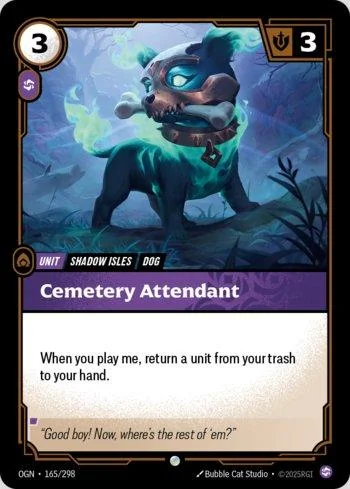 Cemetery Attendant 165 de Origins