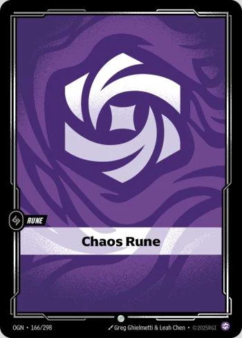 Chaos Rune 166 de Origins