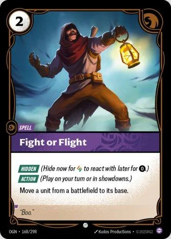 Fight or Flight 168 de Origins