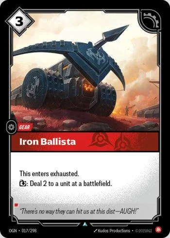 Iron Ballista 17 de Origins