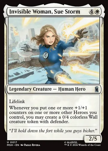 Invisible Woman, Sue Storm de Marvel Super Heroes
