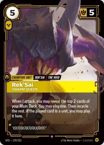 Rek'Sai, Swarm Queen 170 de Spiritforged