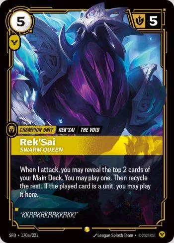 Rek'Sai, Swarm Queen 170A de Spiritforged