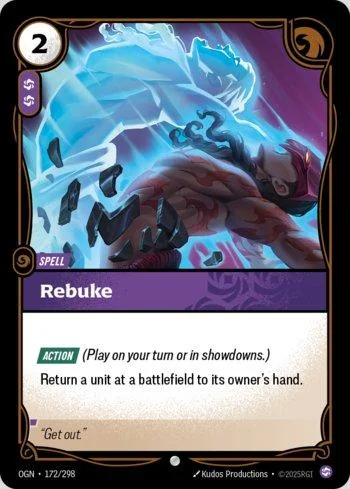 Rebuke 172 de Origins