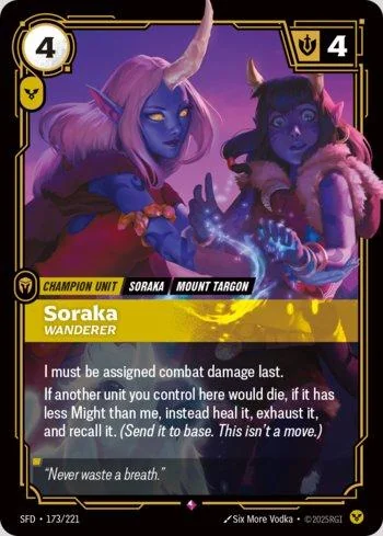Soraka, Wanderer 173 de Spiritforged