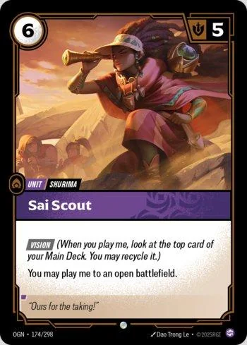 Sai Scout 174 de Origins