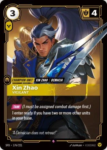 Xin Zhao, Vigilant 176 de Spiritforged