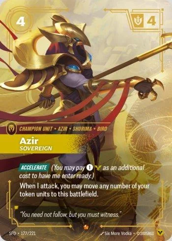 Azir, Sovereign 177 de Spiritforged