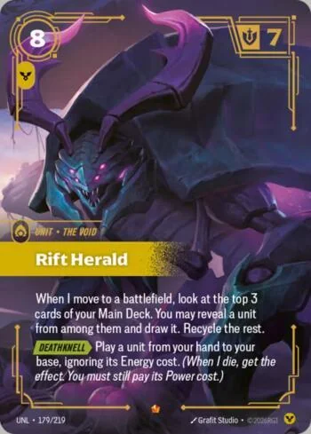 Rift Herald 179 de Riftbound Unleashed