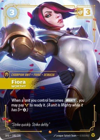 Fiora, Worthy 180 de Spiritforged