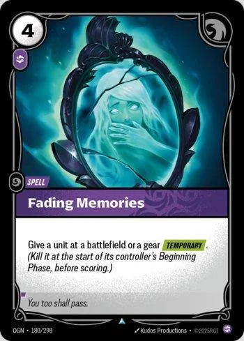Fading Memories 180 de Origins