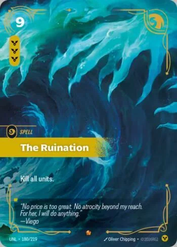 The Ruination 180 de Riftbound Unleashed