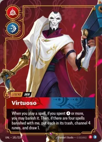 Jhin, Virtuoso 181 de Riftbound Unleashed