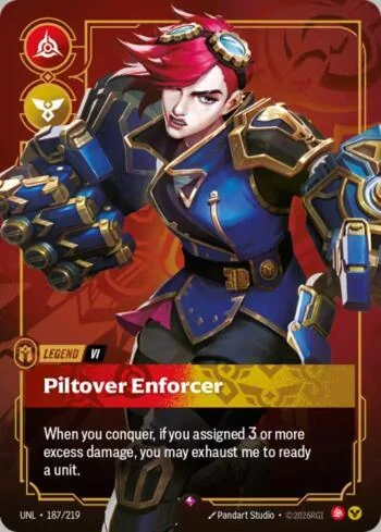 Vi, Piltover Enforcer 187 de Riftbound Unleashed