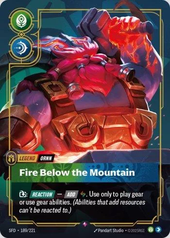 Ornn, Fire Below the Mountain 189 de Spiritforged