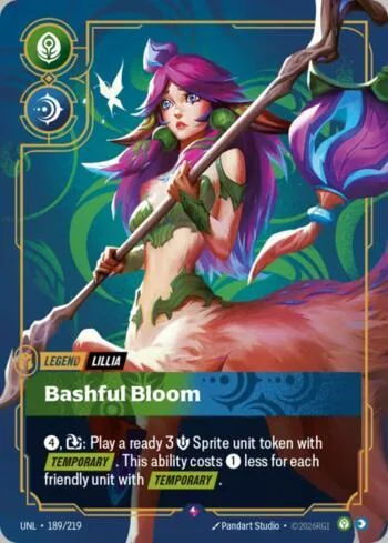 Lillia, Bashful Bloom 189 de Riftbound Unleashed