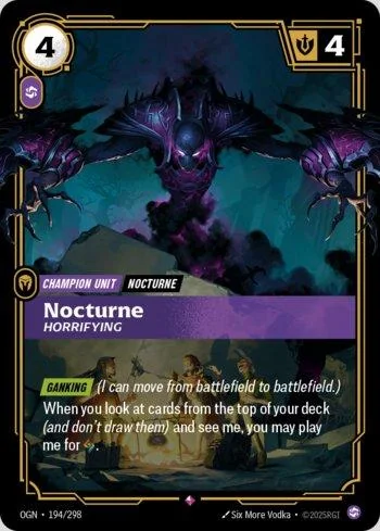 Nocturne, Horrifying 194 de Origins