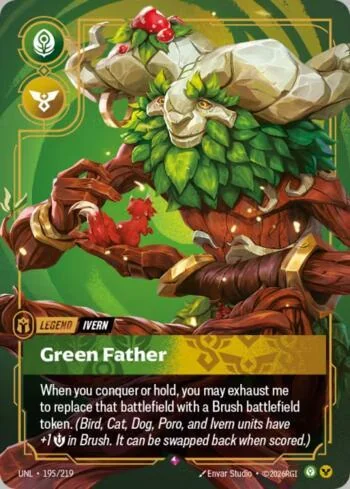 Ivern, Green Father 195 de Riftbound Unleashed