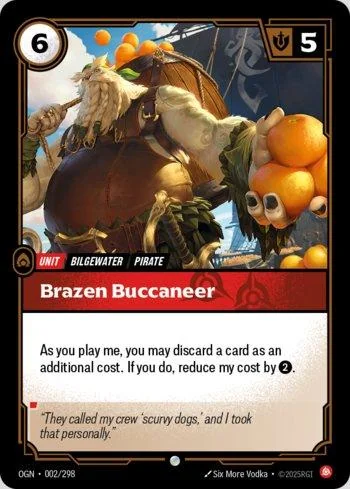 Brazen Buccaneer 2 de Origins