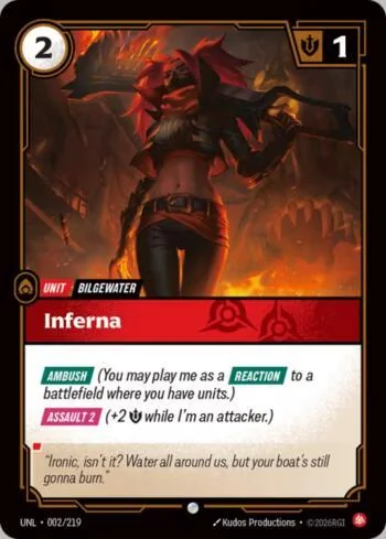 Inferna 2 de Riftbound Unleashed