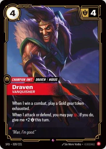 Draven, Vanquisher 20 de Spiritforged