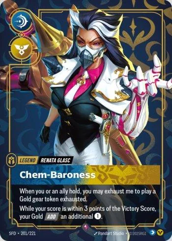 Renata Glasc, Chem-Baroness 201 de Spiritforged