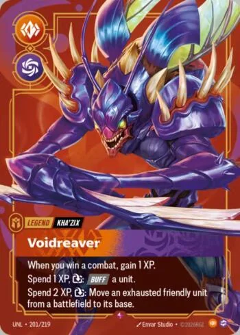 Kha'Zix, Voidreaver 201 de Riftbound Unleashed