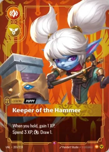 Keeper of the Hammer 203 de Riftbound Unleashed