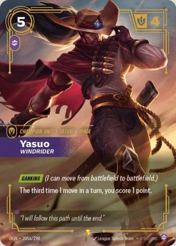 Yasuo, Windrider 205A de Origins