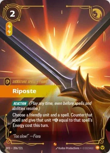 Riposte 206 de Spiritforged