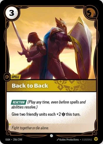 Back to Back 206 de Origins