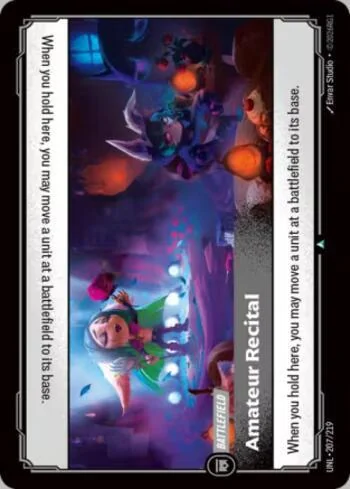 Amateur Recital 207 de Riftbound Unleashed